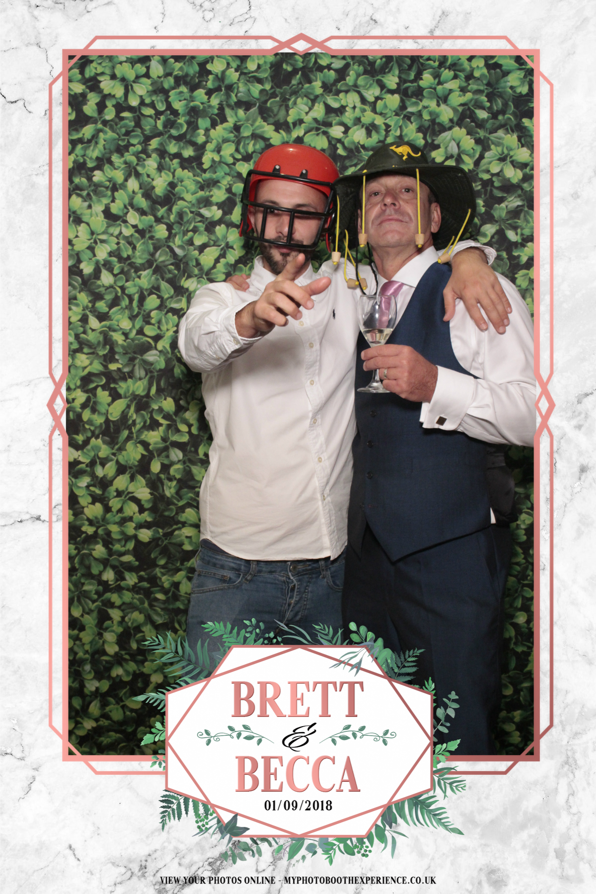 Brett & Becca's Wedding | View more photos from the event at gallery.myphotoboothexperience.co.uk/u/MyPhotoBoothExperienceLtd/Brett-Beccas-Wedding